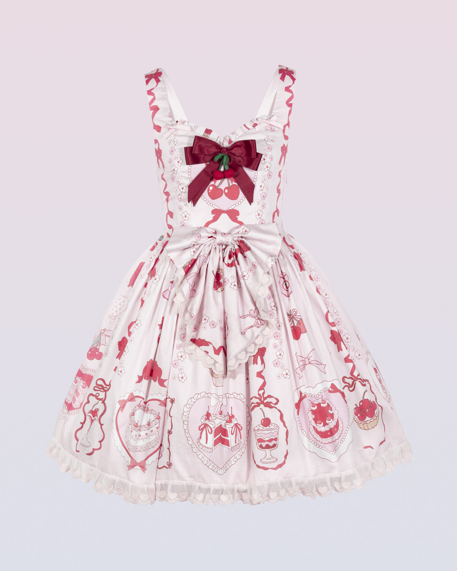 coquette cherry lolita summer dress coquette cherry lolita summer dress