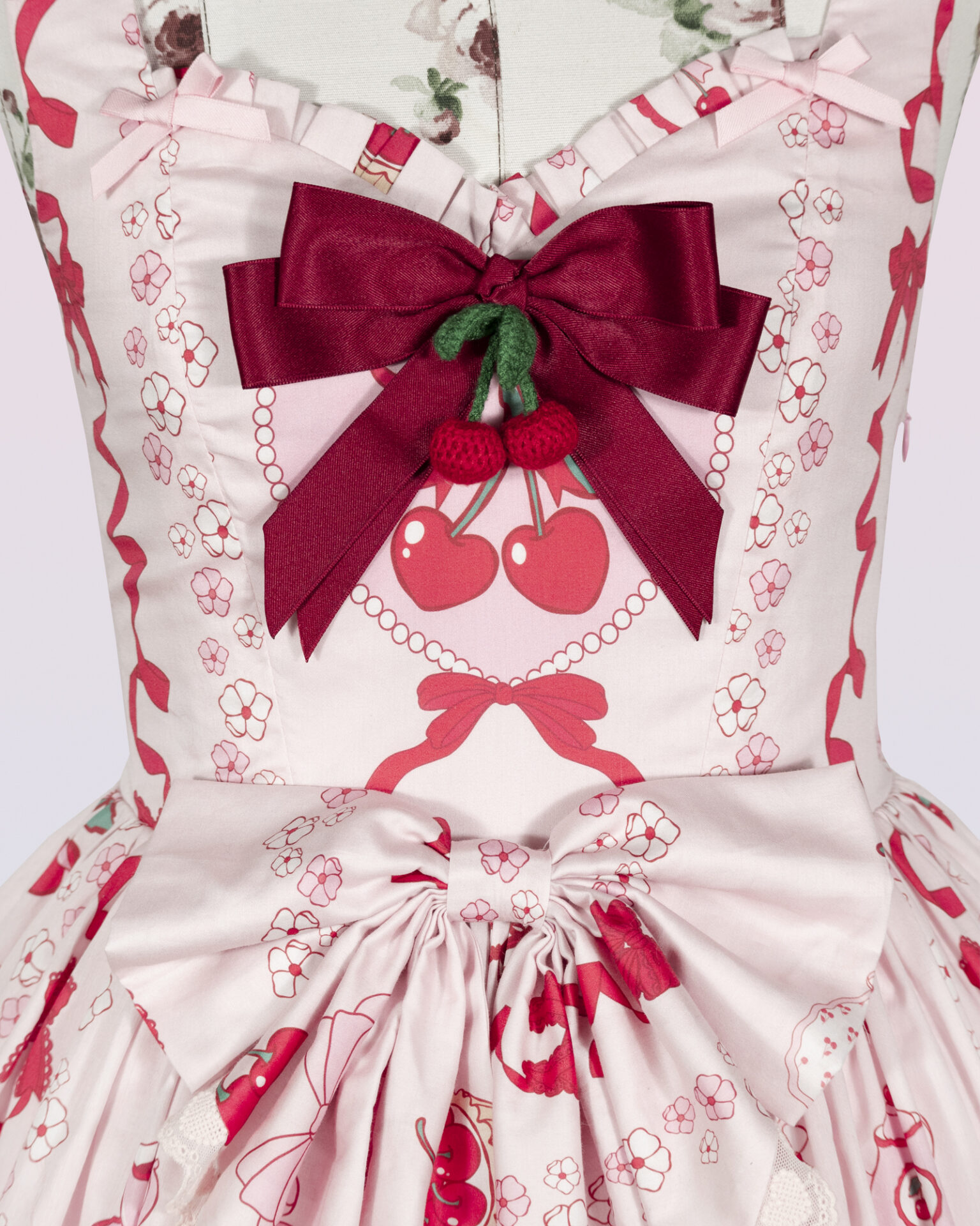 coquette cherry lolita summer dress