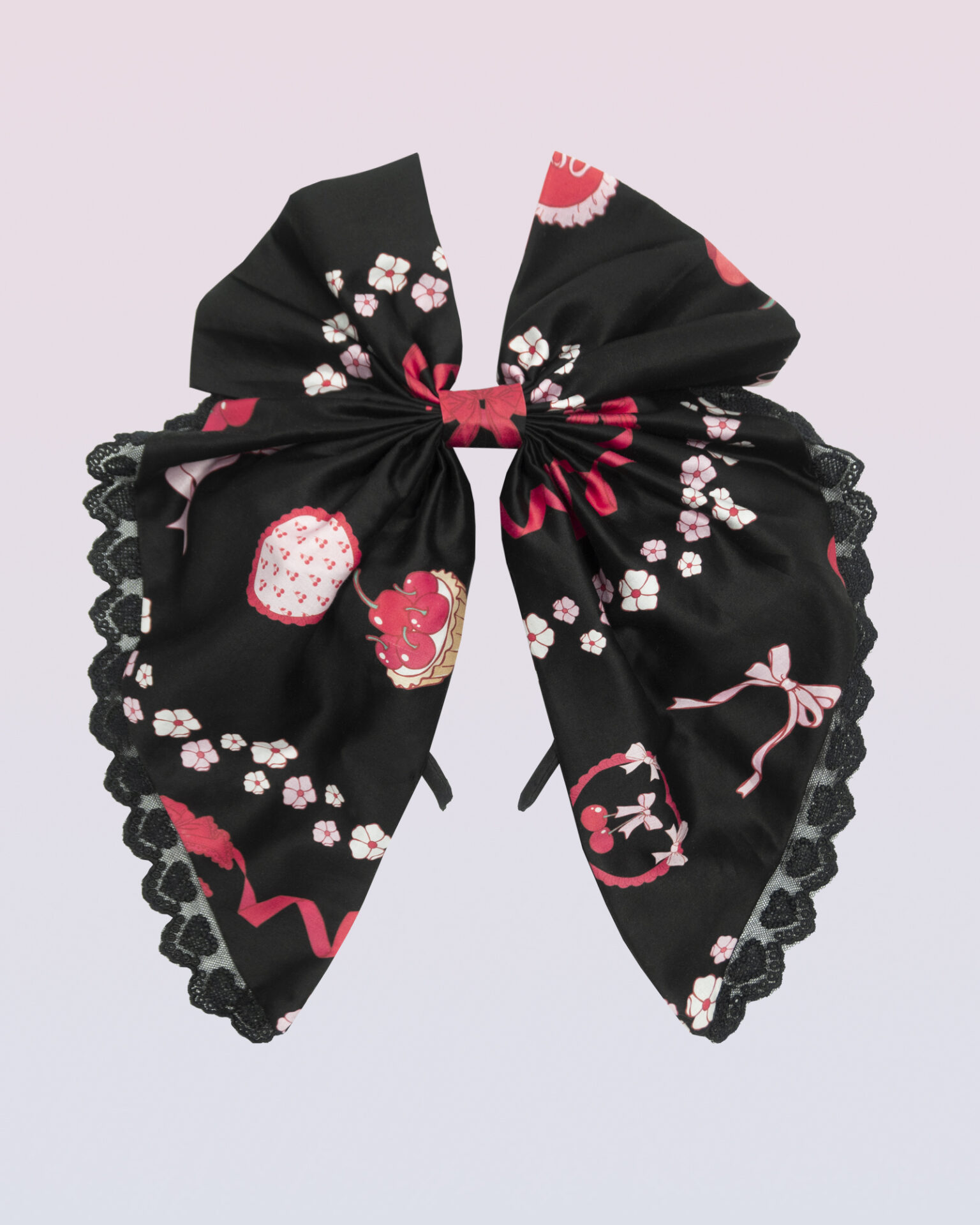 coquette cherry lolita summer headpiece