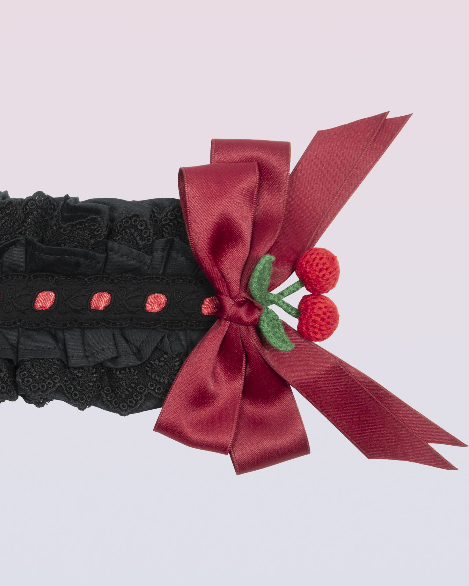 coquette cherry lolita summer headpiece