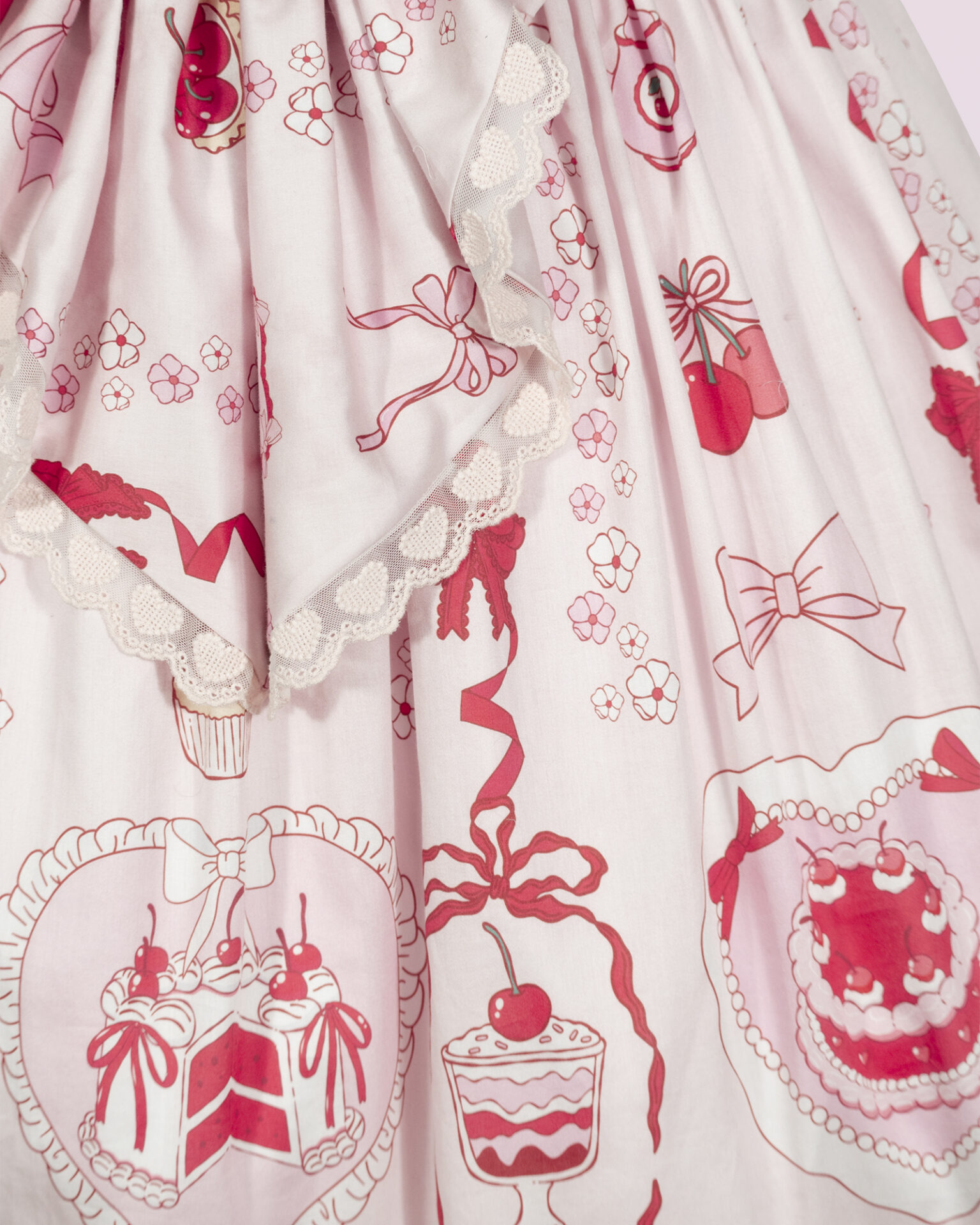 coquette cherry lolita summer dress