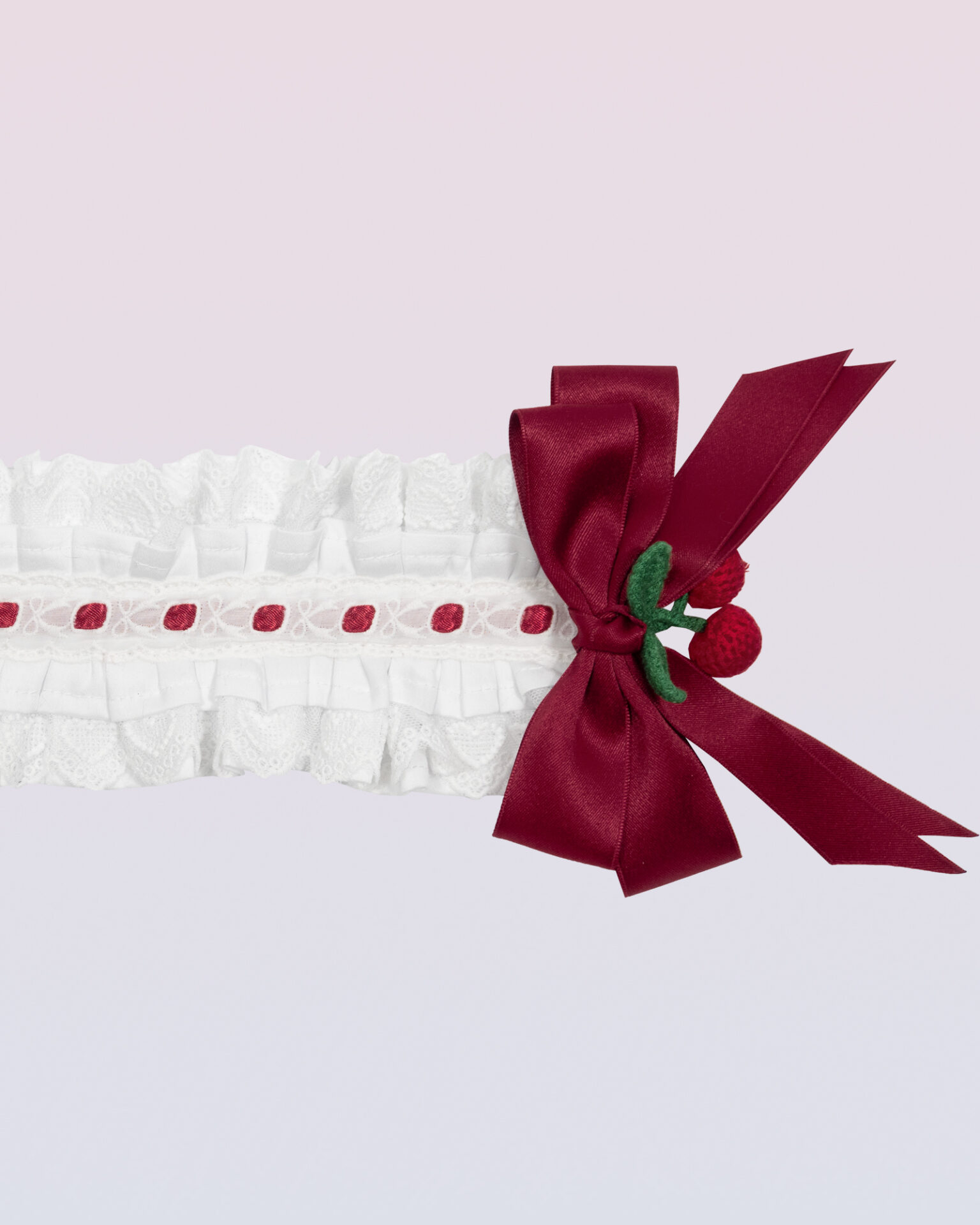 coquette cherry lolita summer headpiece