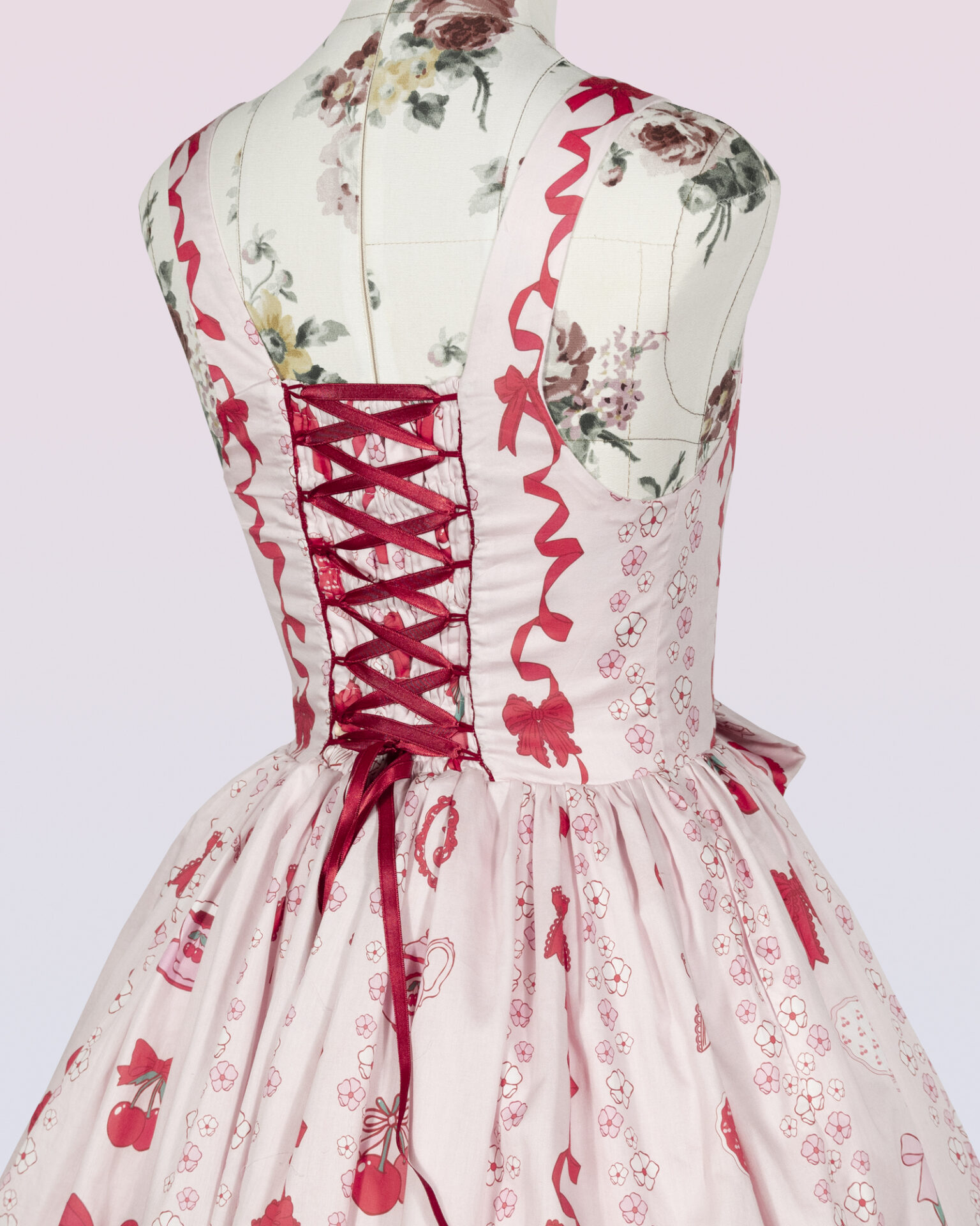 coquette cherry lolita summer dress