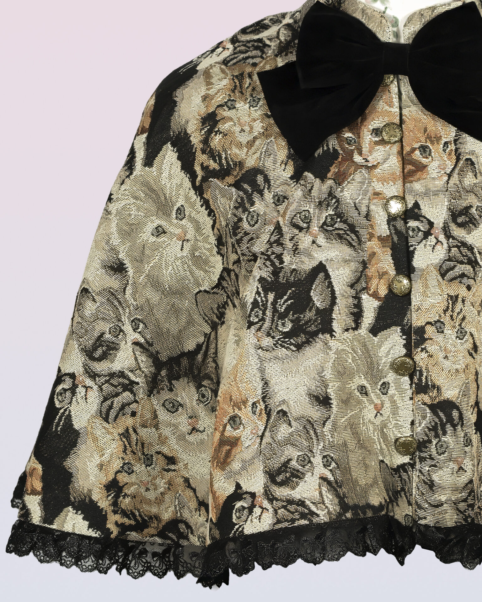oldschool lolita gobelin cape