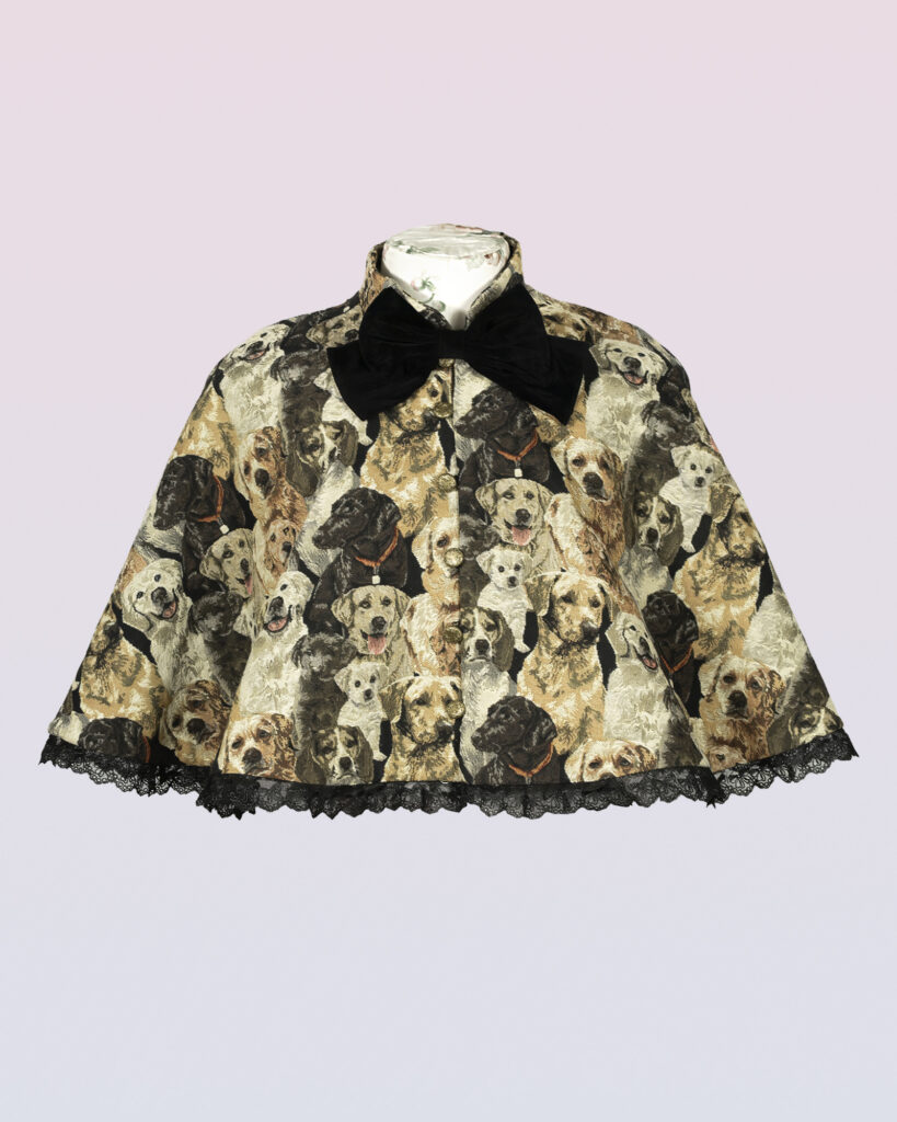 Cute clothes and accessories. Sustainable, plus-size friendly, worldwide shipping. catsdogs42 oldschool lolita gobelin cape